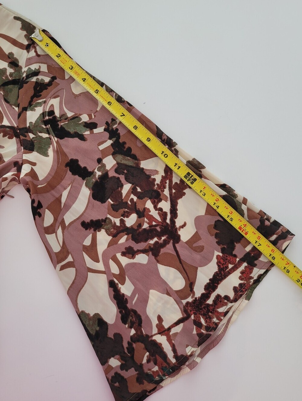 Grade & Gather Twist-Front Floral Maxi Dress in Blush and Olive Size S - Picture 10 of 16
